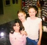 Posing with Dakota and a fan.
